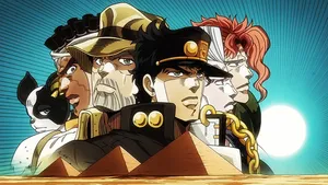 Jojo Bizarre Adventure Stardust Crusaders Above Pyramids Wallpaper