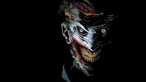 Joker Epic Smile Art Wallpaper