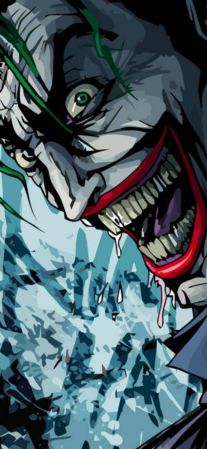 Joker Iphone Monster Look Wallpaper