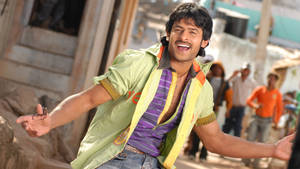 Jolly Looking Prabhas Wallpaper