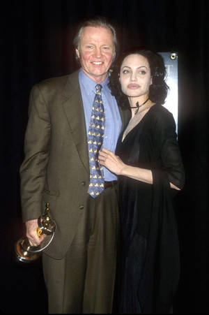 Jon Voight With Angelina Wallpaper