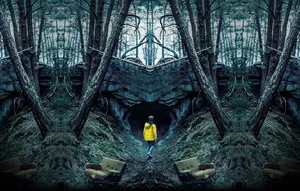 Jonas In The Woods Scene From The Dark Netflix Original Series Wallpaper