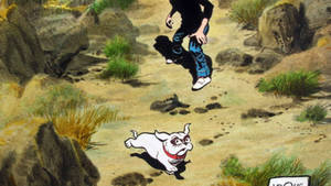 Jonny Quest's White Dog Wallpaper