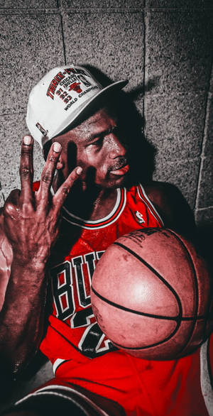 Jordan Basketball - Leaping The Gap Wallpaper