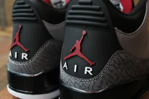 Jordan Logo Black Cement Wallpaper