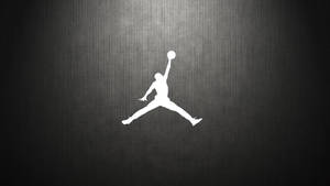 Jordan Logo On Metal Background Wallpaper