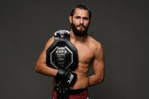 Jorge Masvidal With Belt Wallpaper