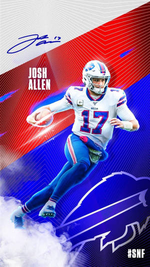Josh Allen Bills Poster Wallpaper