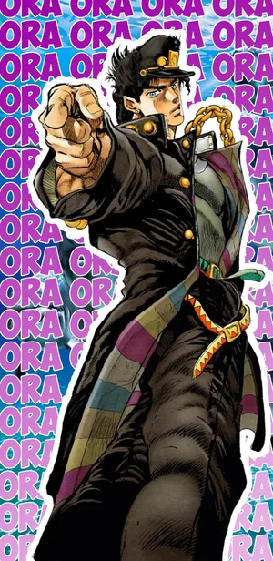 Jotaro Kujo Mobile Artwork Wallpaper