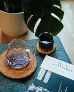 Journal And Tea Wallpaper