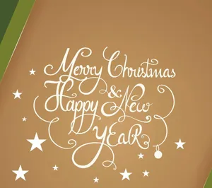 Joyful New Year Message On A Notebook Wallpaper