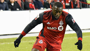 Jozy Altidore In Action For Toronto Fc Wallpaper