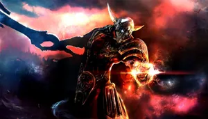 Juggernaut Dota 2 Galaxy Art Wallpaper