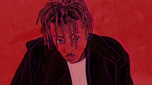 Juice Wrld As A Masterpiece Of Art Wallpaper