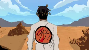 Juice Wrld Fan Illustration Wallpaper