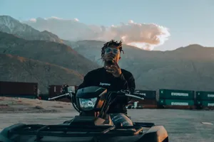 Juice Wrld Mountain Range 4k Wallpaper