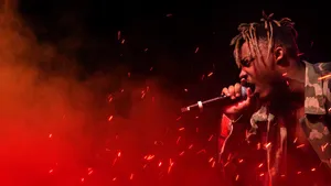 Juice Wrld Red Smoke Wallpaper