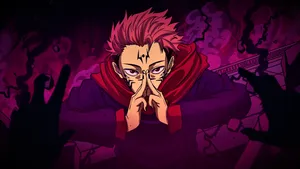 Jujutsu Kaisen 4k Yuji's Face Tattoos Wallpaper