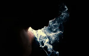 Jump Into A Universe Of Colorful Smoke. Wallpaper