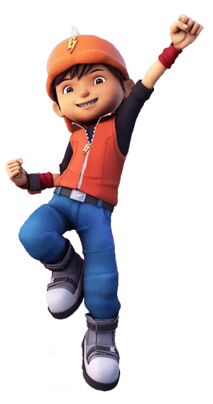 Jumping Boboiboy Wallpaper