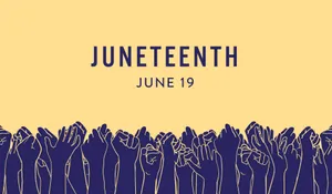 Juneteenth Hands Illustration Wallpaper