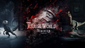 Jurassic World Dominion Dark Red Fan Art Wallpaper