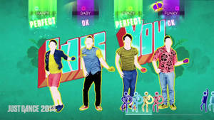 Just Dance Four Male Dancers Wallpaper