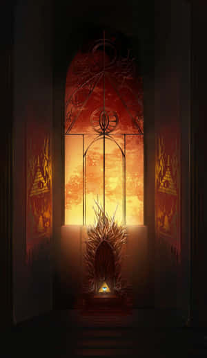 Just Hanging Around In Bill Cipher's World Wallpaper