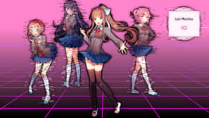 Just Monika Fans Ddlc Wallpaper