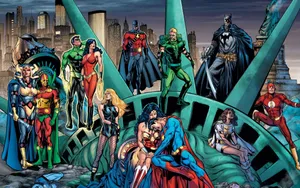 Justice League Comics Dc Characters Wallpaper