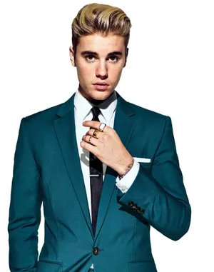 Justin Bieber In Sexy Suit Wallpaper