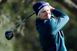 Justin Rose Wearing A Beanie Hat Wallpaper