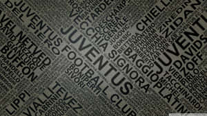 Juventus Text Background Wallpaper