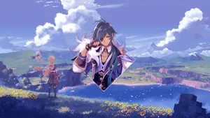 Kaeya, A Modern And Unique Style Wallpaper