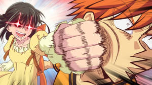 Kagura Punching Kyo Fruits Basket 2019 Wallpaper