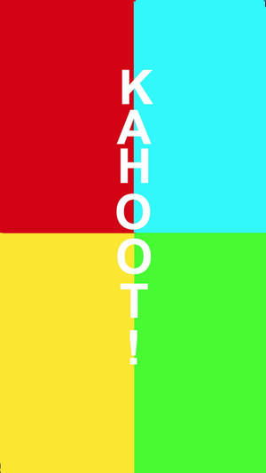 Kahoot Vertical Text Art Wallpaper