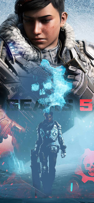 Kait Diaz Of Gears 5 Iphone Wallpaper