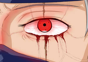 Kakashi 4k Sharingan On Bloody Eye Wallpaper