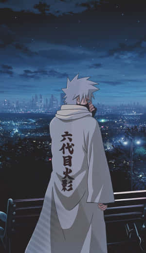 Kakashi Aesthetic Back View Wallpaper