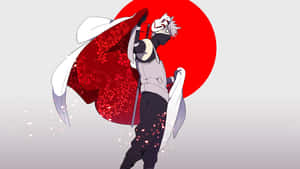 Kakashi Aesthetic Red Circle Wallpaper