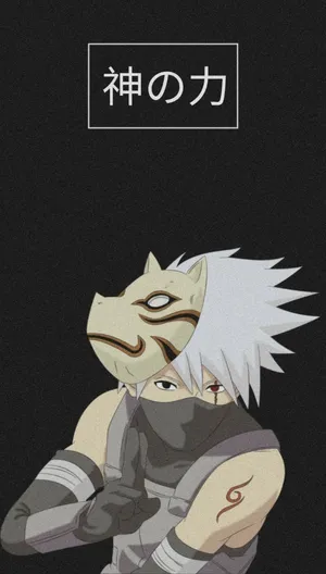 Kakashi Hatake Kid Kitsune Mask Wallpaper