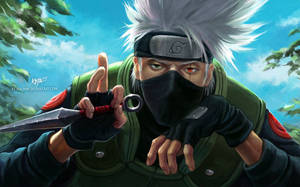 Kakashi Hatake Kunai Weapon Wallpaper