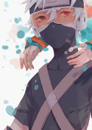 Kakashi Of The Leaf Village With His Sharingan Wallpaper