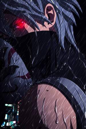 Kakashi Pfp Rain Art Wallpaper