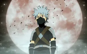Kakashi Pink Supermoon Wallpaper