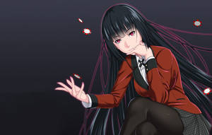 Kakegurui Yumeko Jabami In School Uniform Wallpaper