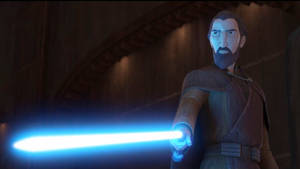 Kanan Jarrus Blue Lightsaber Tales Of The Jedi Wallpaper