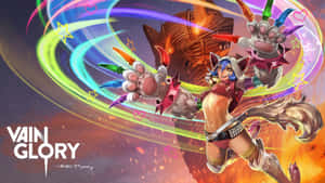 Kandi Twirl Skin Of Koshka From Vain Glory Wallpaper