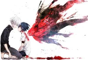Kaneki And Touka Tokyo Ghoul Wallpaper