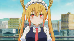Kanna Kamui Is The Best Part Of Miss Kobayashi's Dragon Maid Wallpaper